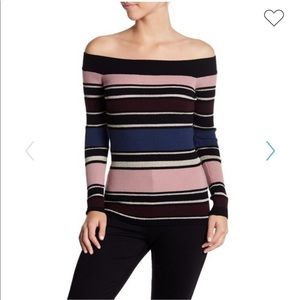 NWT Cupcakes and Cashmere Nadria Stripe Sweater